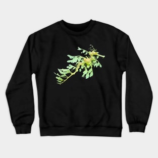 Seadragon Seahorse Green Crewneck Sweatshirt